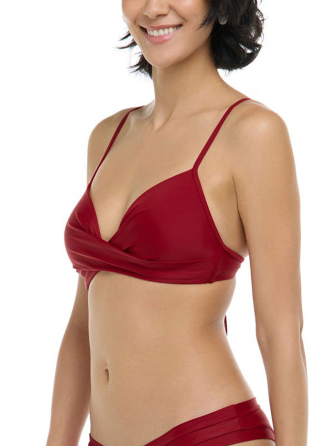 Body Glove Smoothies Kerry Bikini Top Spring 2025 | CRANBERRY (670)