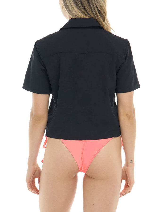 Body Glove Lalancha Surf Buttondown Cover-Up Spring 2026 | BLACK (068)