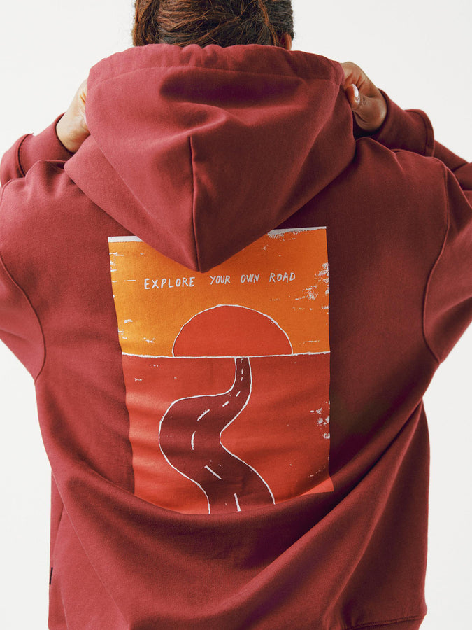 Pas Normal Studios Off-Race Graphic Hoodie 2025 | MAROON