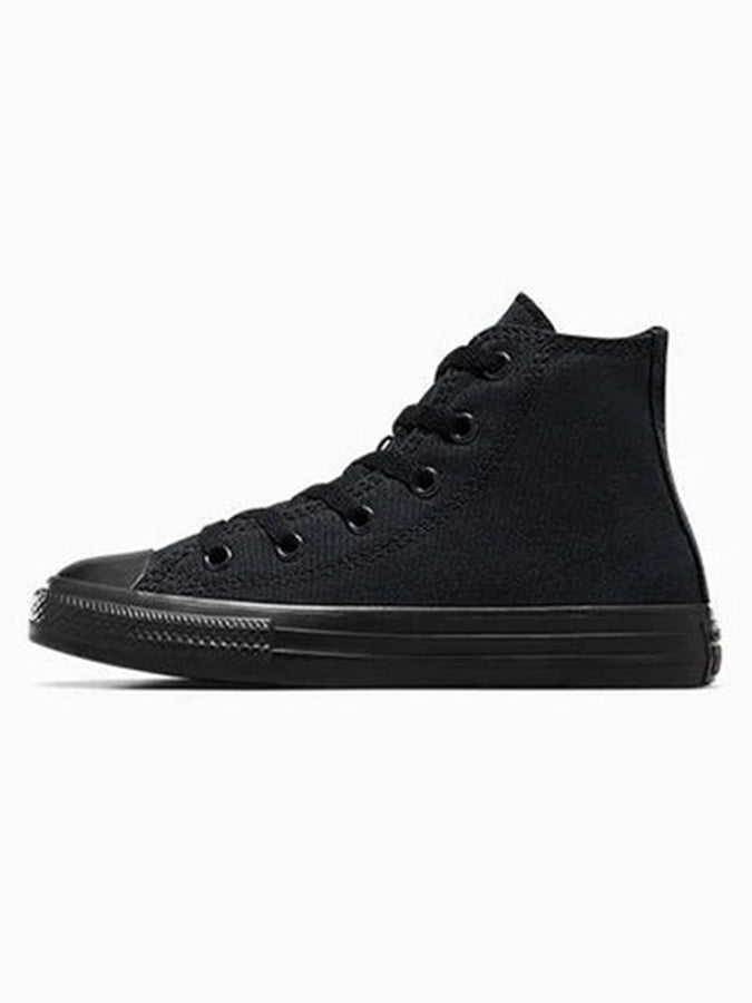 Converse Ctas Hi Black Monochrome Shoes | BLACK MONOCHROME