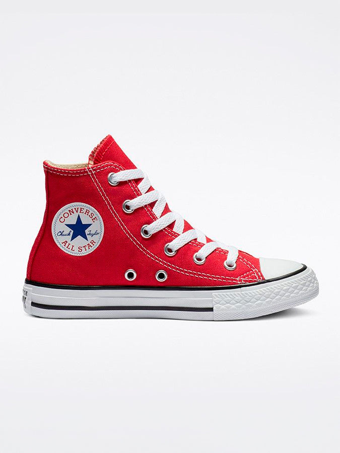 Converse Classic Chuck Hi Red  Shoes | RED