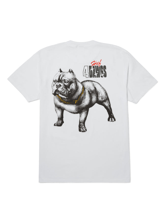Huf 4 The Dawgs T-Shirt Fall 2025 | WHITE