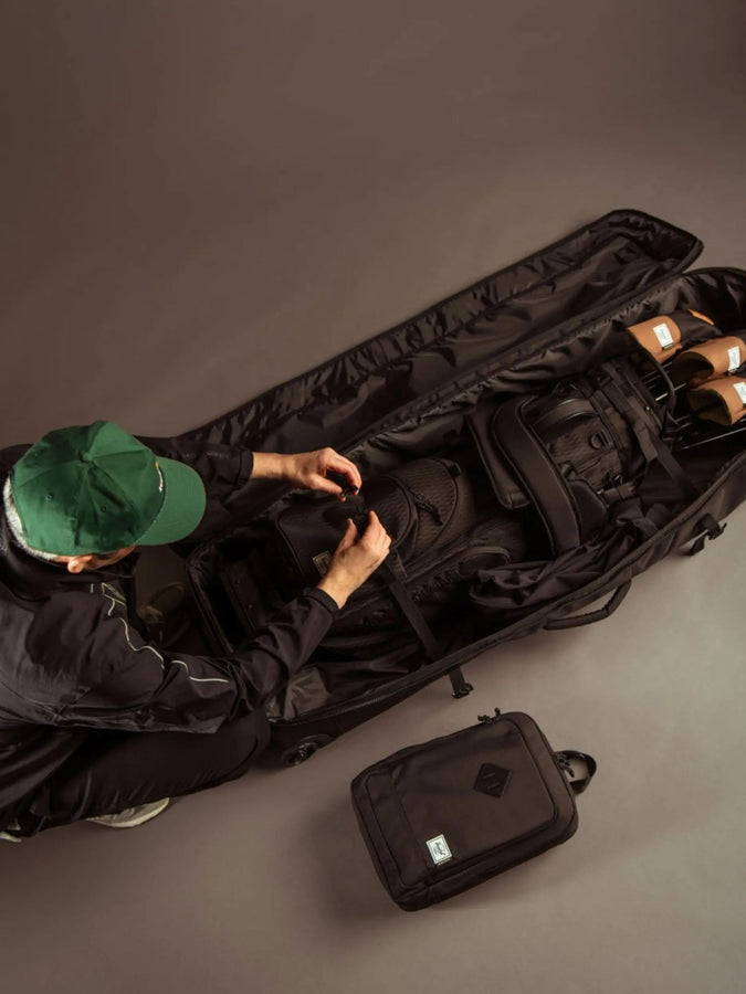 Herschel Heritage Travel Wheelie Golf Bag | BLACK (00001)