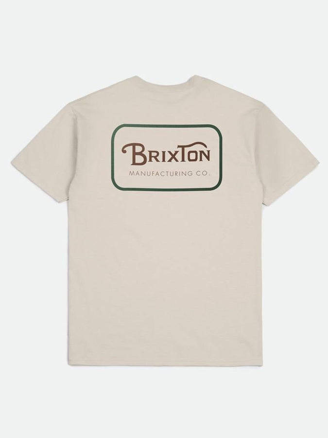 Brixton Grade T-Shirt Spring 2024 | CREAM/TREKKING GRN/SEPIA