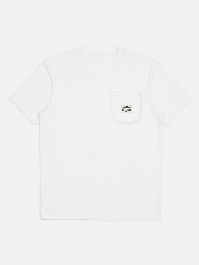 Brixton Woodburn Pocket T-Shirt Spring 2024 | WHITE