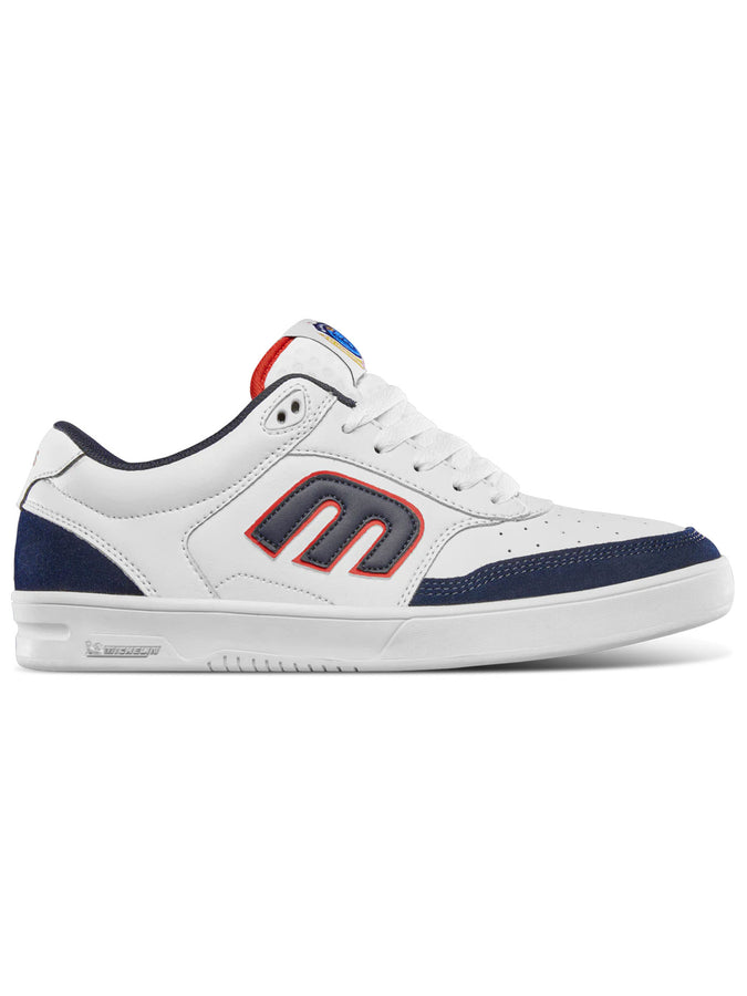 Etnies Aurelien Michelin Roots White/Navy Shoes Spring 2024 | WHITE/NAVY/RED (150)