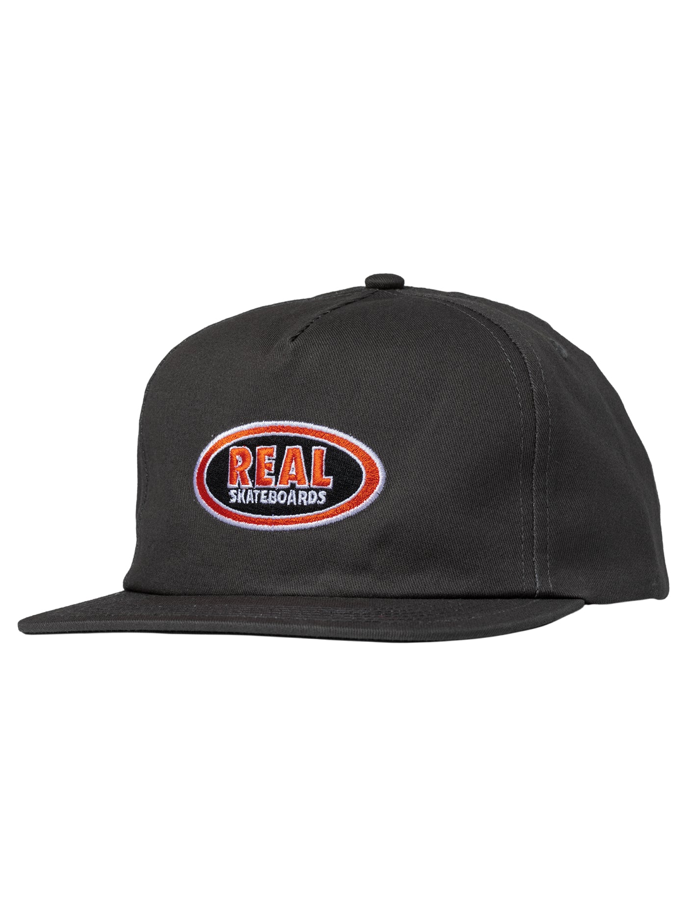 Real Oval Emb Snapback Hat