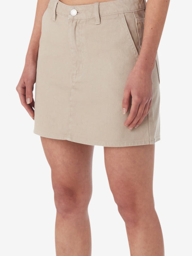 Obey Jenny Women Overdyed Skirt Spring 2024 | SIVLER GREY (SIG)