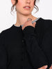 24 Colours knitted Black cardigan Spring 2026