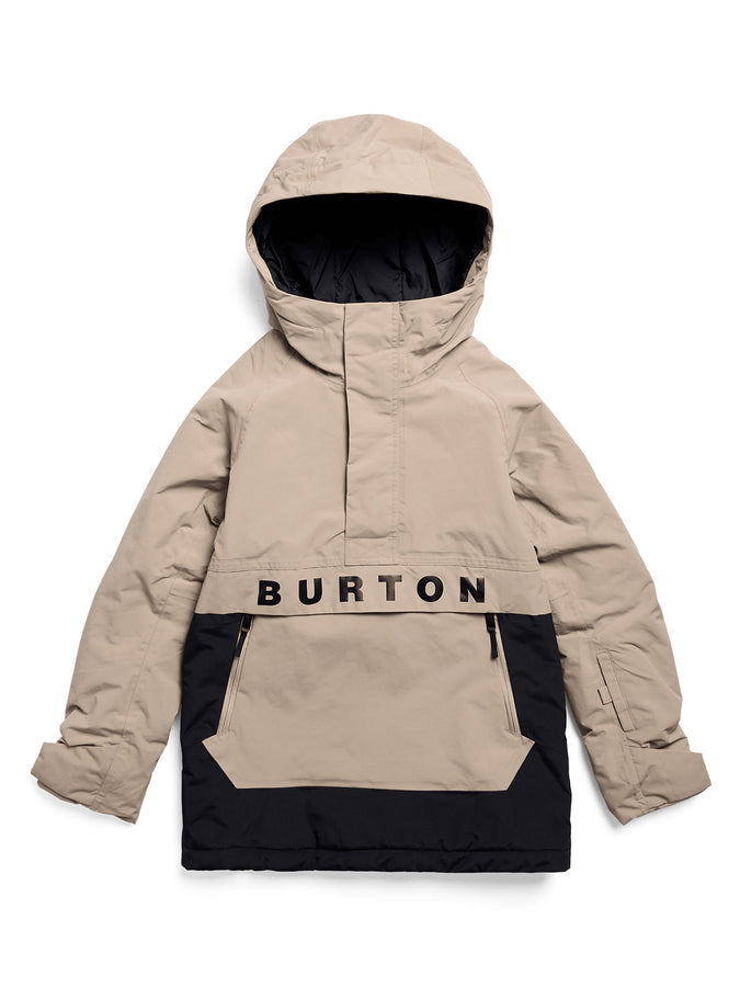 Burton Frostner 2L Anorak 2027 – Youth Insulated Jacket | SUMMIT TAUPE/TRUE BLACK (E2Y)