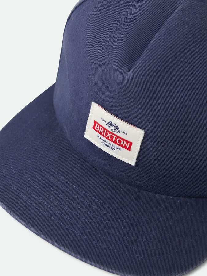 Brixton Trademark Snapback Hat | WASHED NAVY