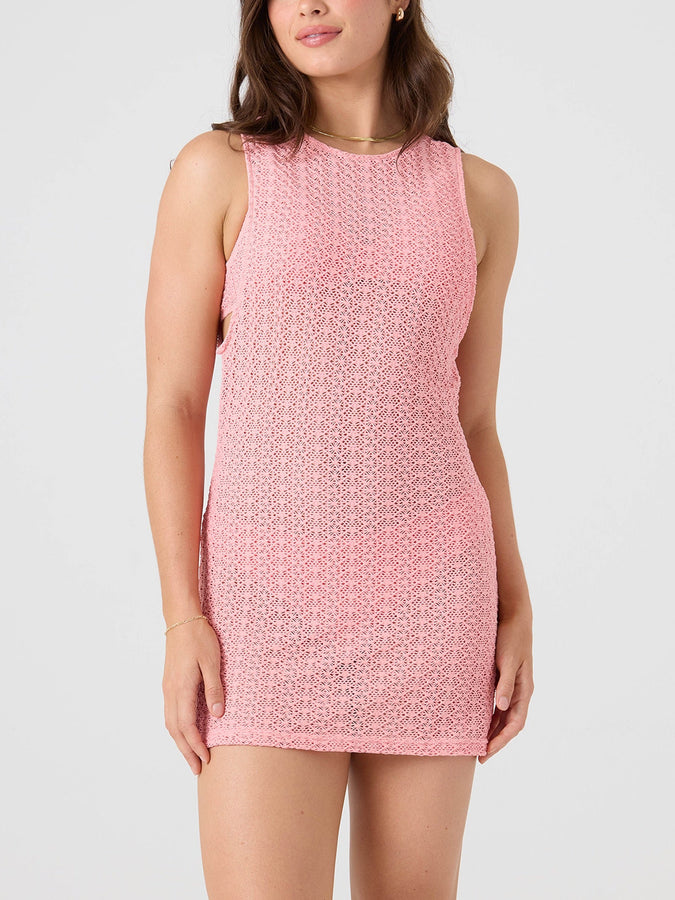 Roxy Crochet Cover Up Dress Summer 2026 | PETAL PINK (PPK)