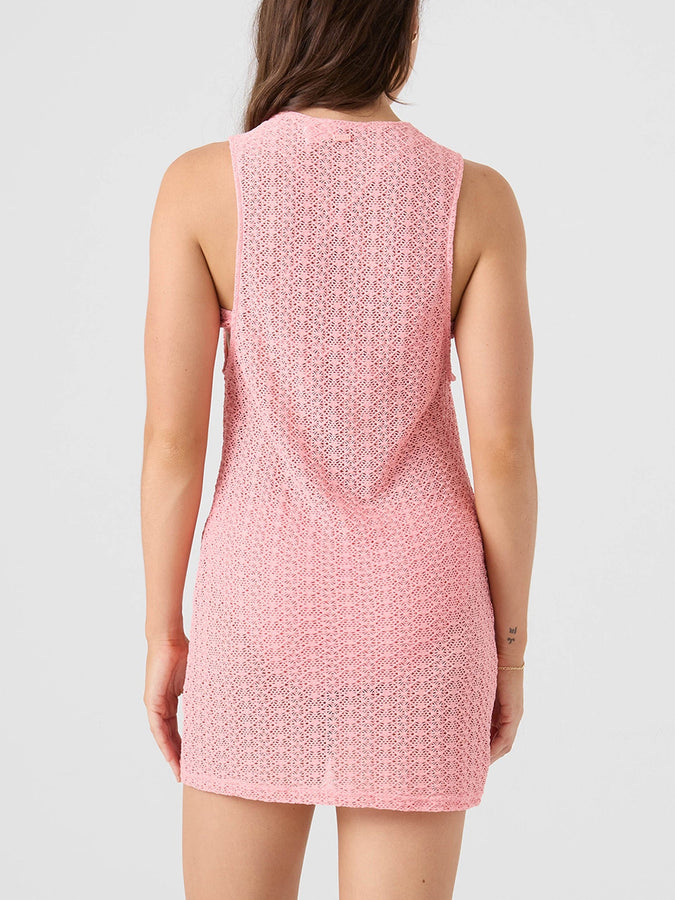 Roxy Crochet Cover Up Dress Summer 2026 | PETAL PINK (PPK)