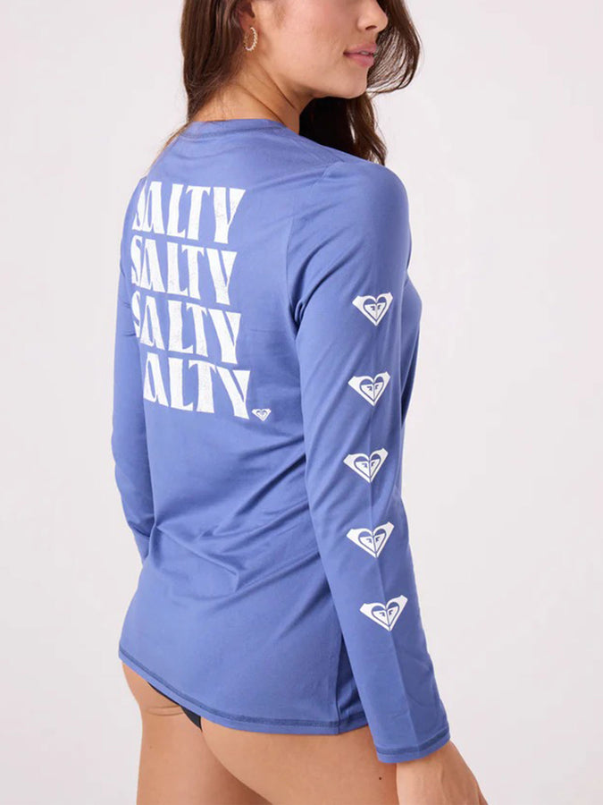 Roxy Surf City Warm Long Sleeve Rashguard Summer 2026 | BIJOU BLUE (B62)