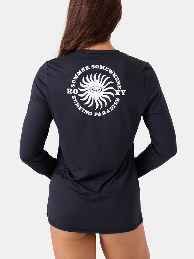 Roxy Surf City Warm Long Sleeve Rashguard Summer 2026 | ANTHRACITE (ANR)