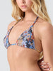 Roxy Soulflower Smocked Tiki Tri Bikini Top Summer 2026