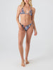Roxy Soulflower Smocked Tiki Tri Bikini Top Summer 2026