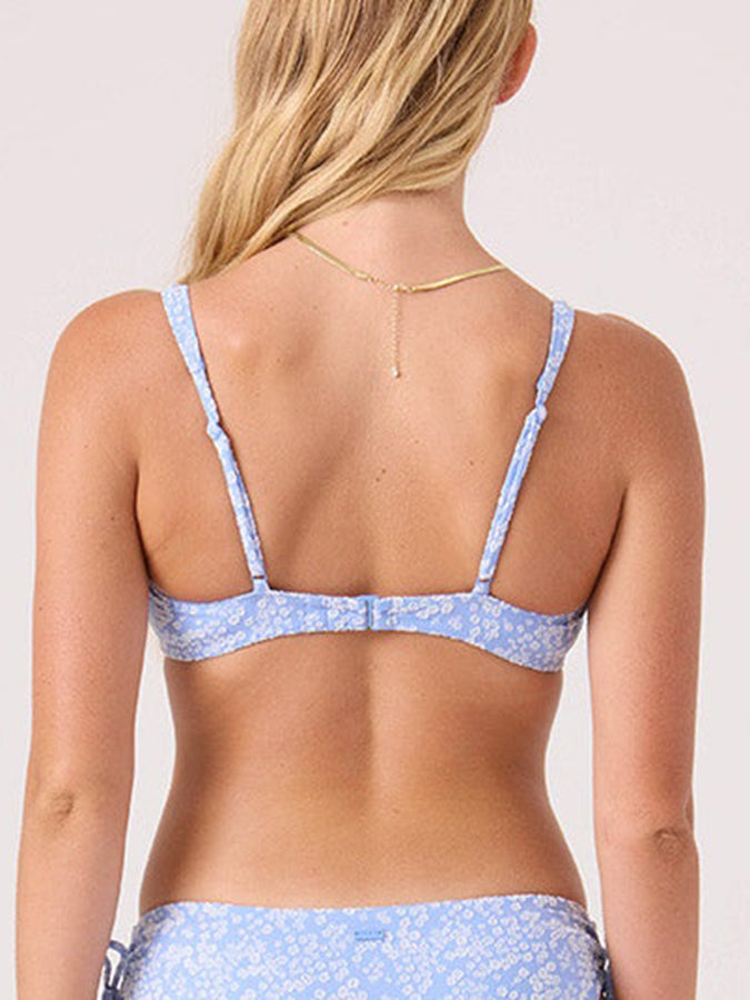 Roxy Margarita Adjustable Scoop Bralette Bikini Top Summer 2026 | BLUE/WHITE (BU4)