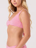 Roxy Good Vibes Only Tie Back Bralette Bikini Top Summer 2026