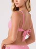 Roxy Good Vibes Only Tie Back Bralette Bikini Top Summer 2026