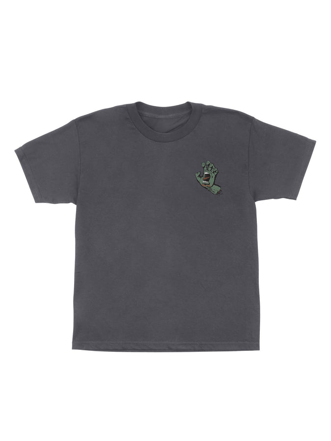 Santa Cruz Screaming Hand T-Shirt Spring 2026 | CHARCOAL/MOSS