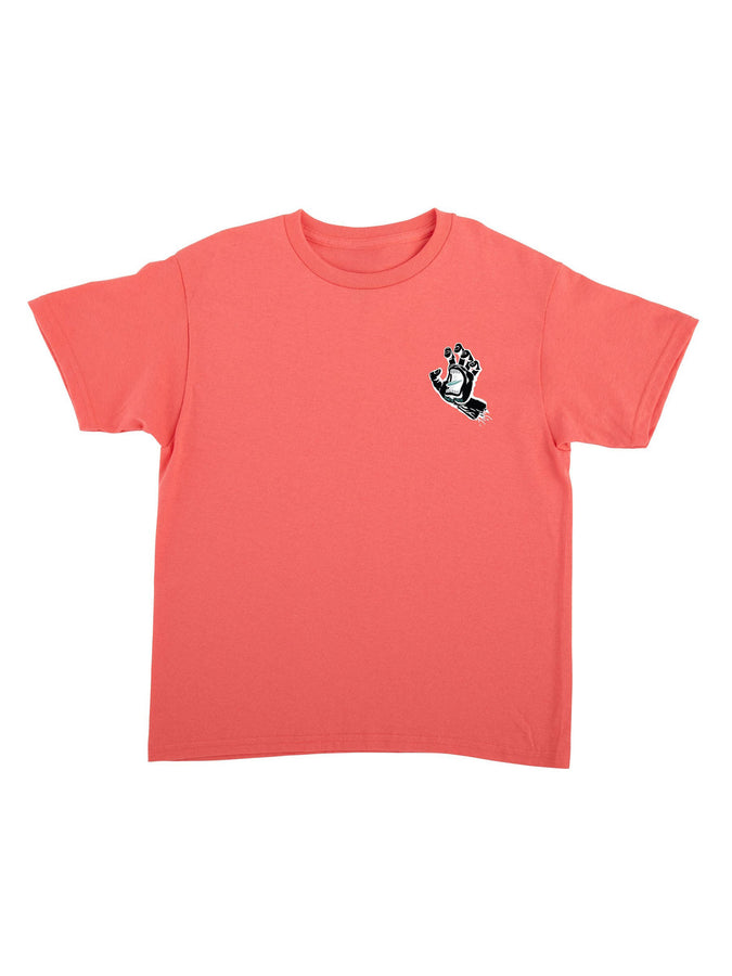 Santa Cruz Screaming Hand T-Shirt Spring 2026 | CORAL SILK INVERTED