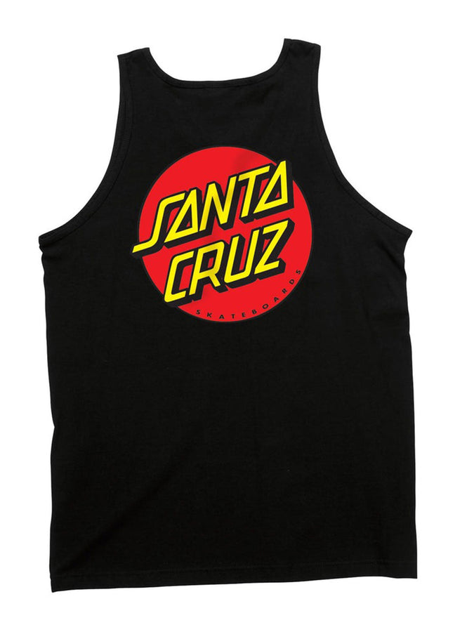 Santa Cruz Classic Dot Tank Top Spring 2026 | BLACK