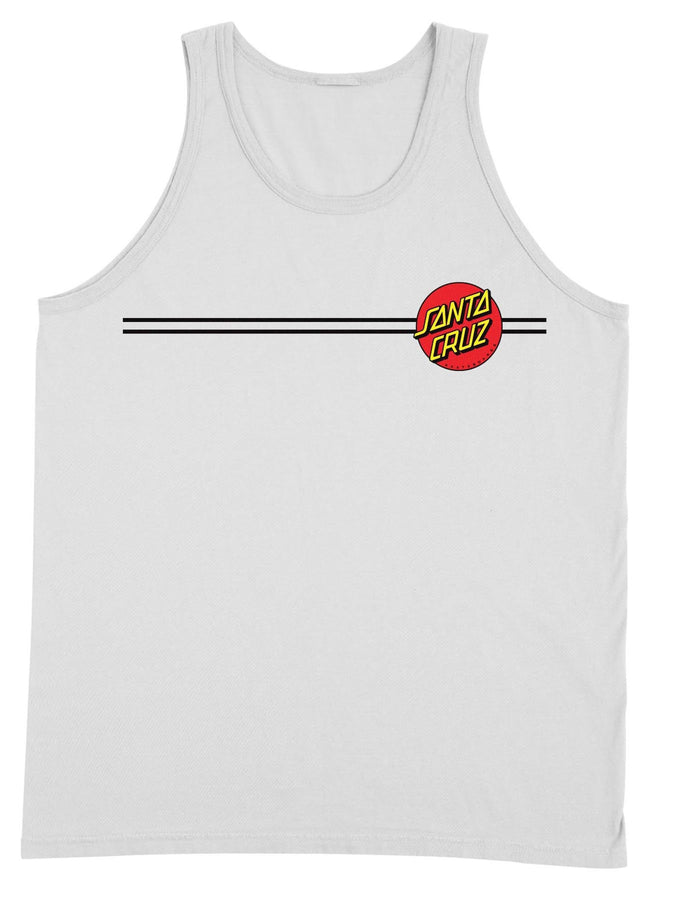 Santa Cruz Classic Dot Tank Top Spring 2026 | WHITE