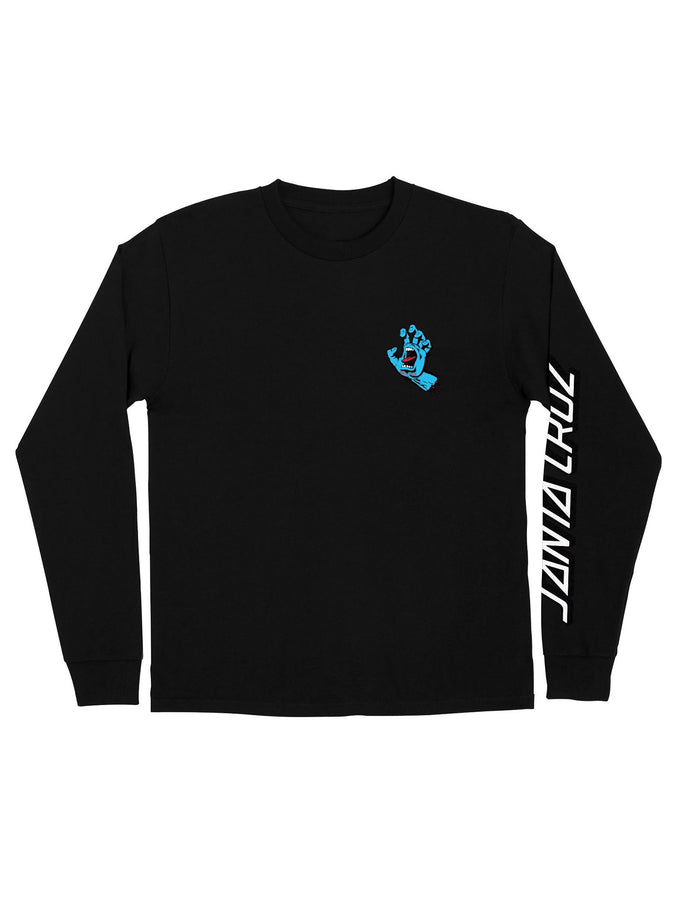 Santa Cruz Screaming Hand Long Sleeve T-Shirt Fall 2025 | BLACK