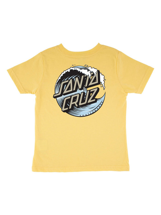 Santa Cruz Wave Dot T-Shit Spring 2026 | BUTTER/LIGHT BLUE