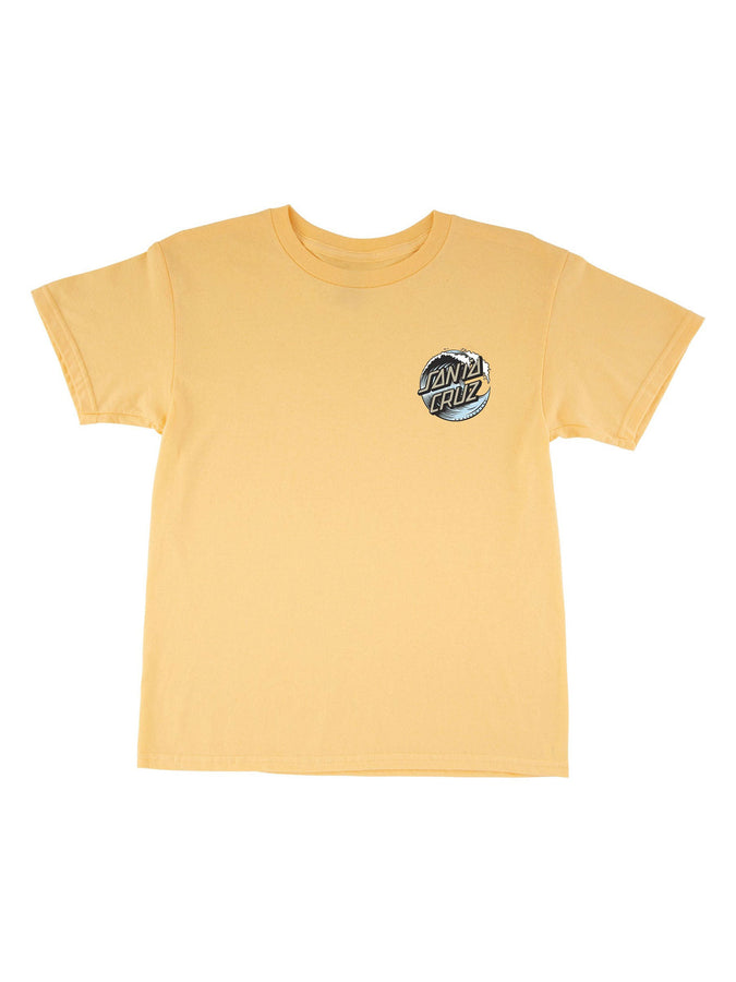 Santa Cruz Wave Dot T-Shirt Spring 2026 | YELLOW HAZE/LIGHT BLUE