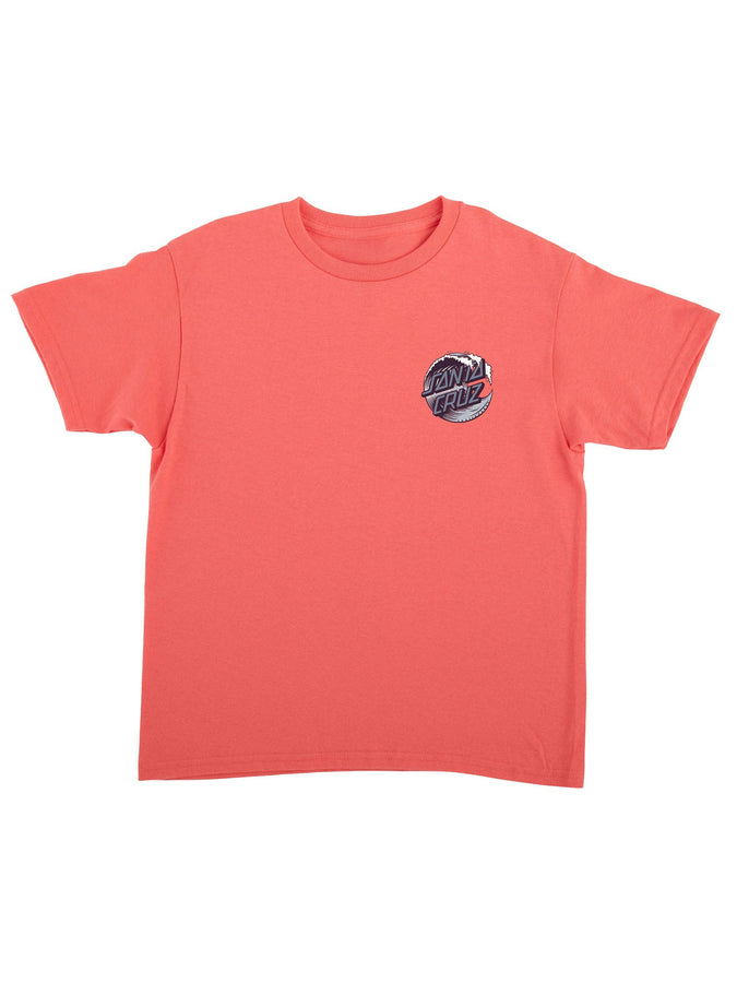 Santa Cruz Wave Dot T-Shirt Summer 2026 | CORAL SILK/BLUES