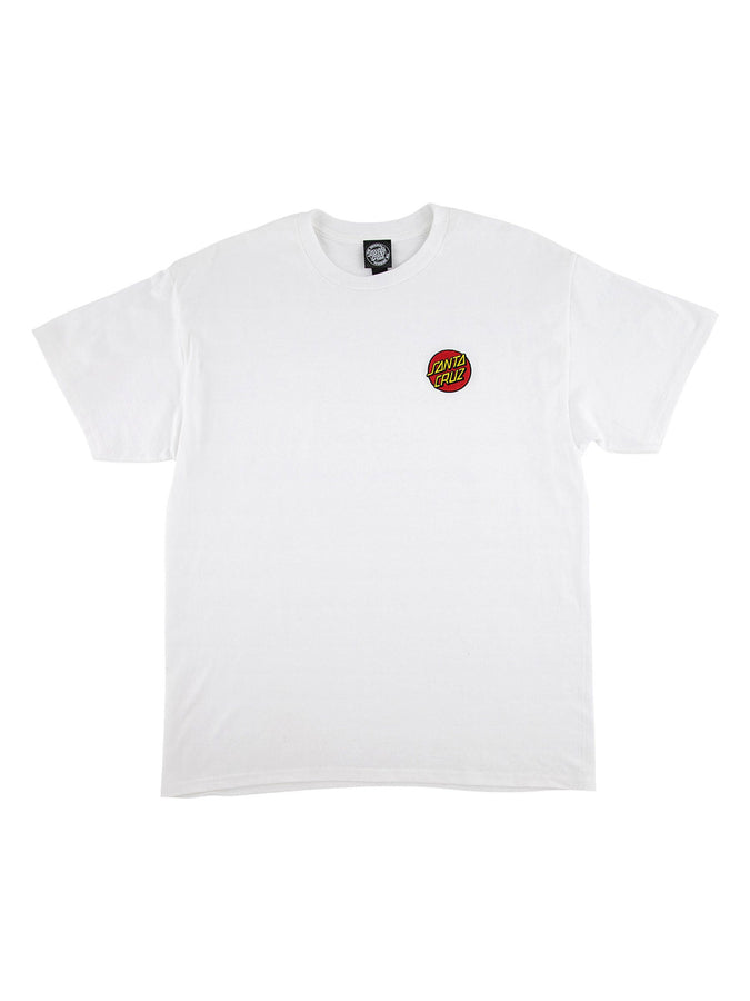 Santa Cruz Cruz Embroidered T-Shirt Spring 2026 | WHITE