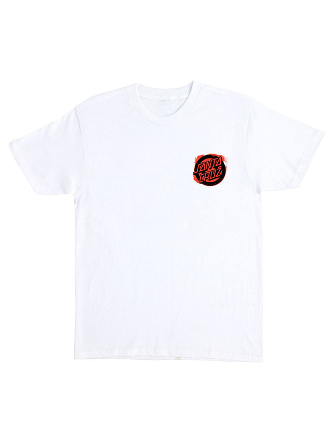 Santa Cruz Roskopp Block Face T-Shirt Spring 2026 | WHITE