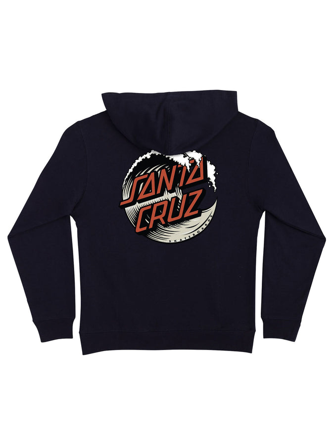 Santa Cruz Wave Dot Hoodie Spring 2026 | NAVY/DUST