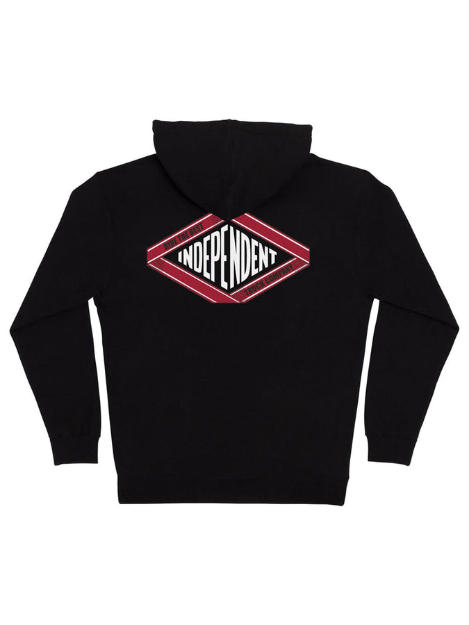 Independent Scroll Zip Hoodie Spring 2026 | BLACK