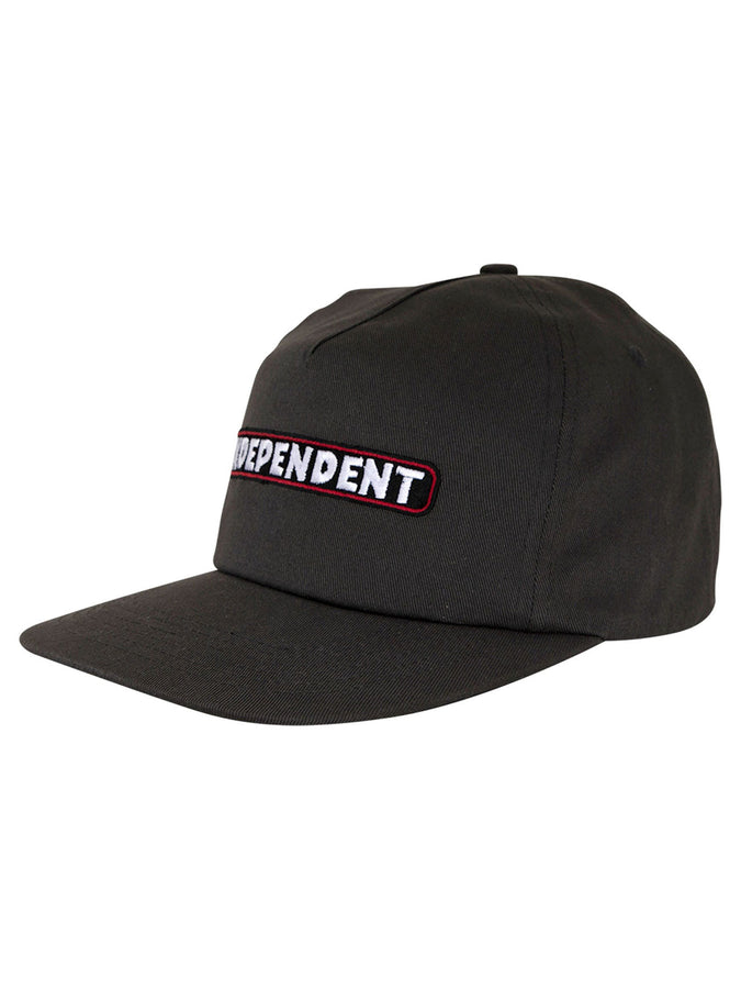 Independent Bar Logo Snapback Hat | CHARCOAL