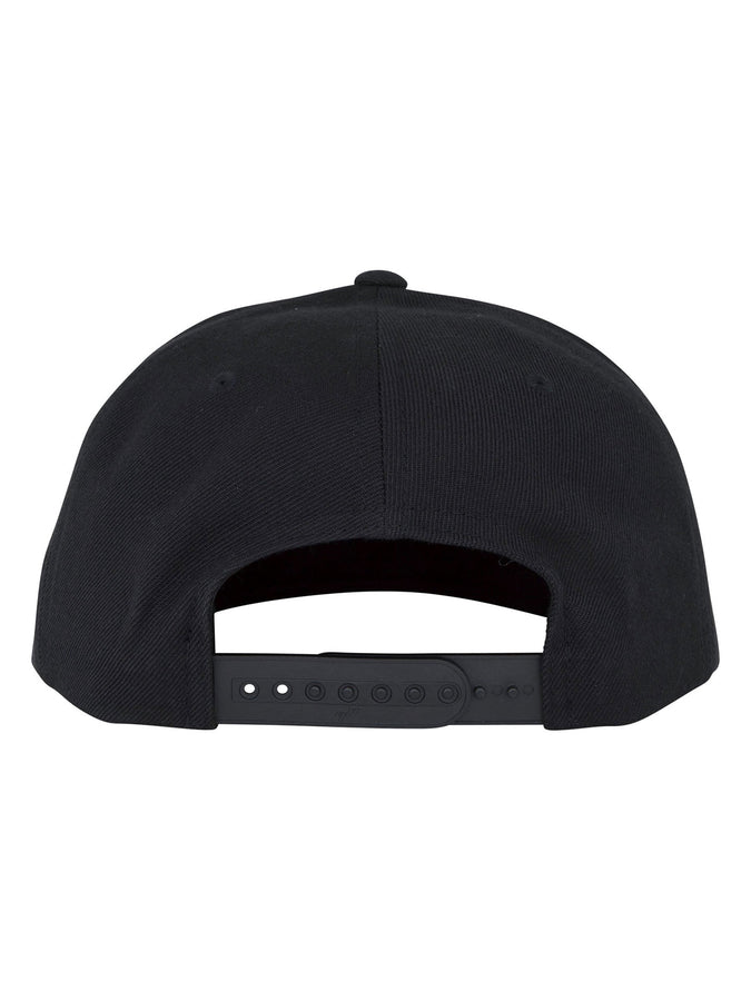 Independent Span Embroidery Snapback Hat | BLACK/DARK RED