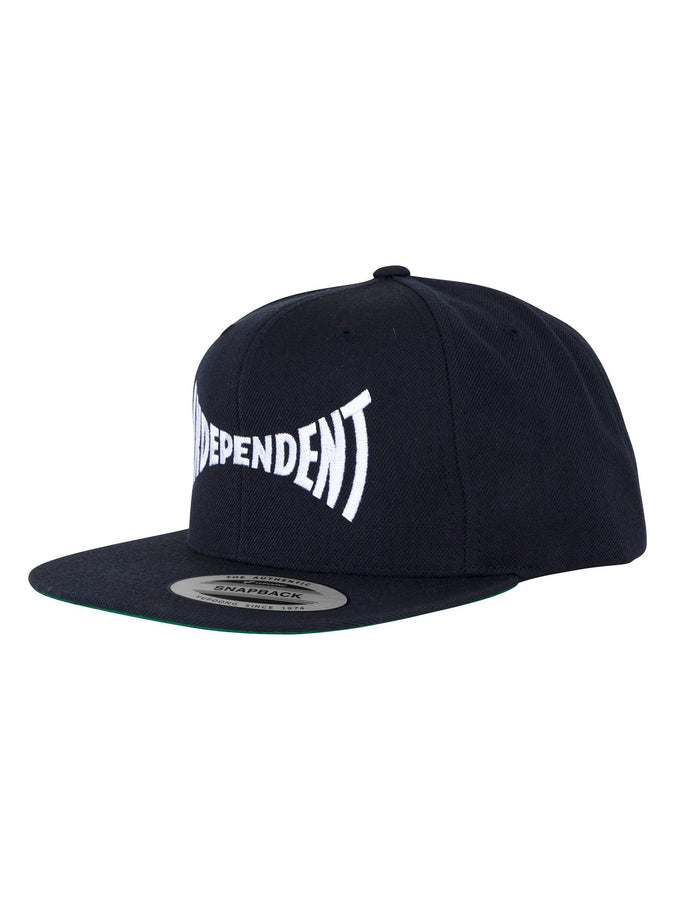 Independent Span Embroidery Snapback Hat | DARK NAVY/WHITE