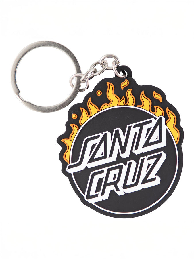 Santa Cruz Minimal Burnt Opus Keychain | BLACK/ORANGE