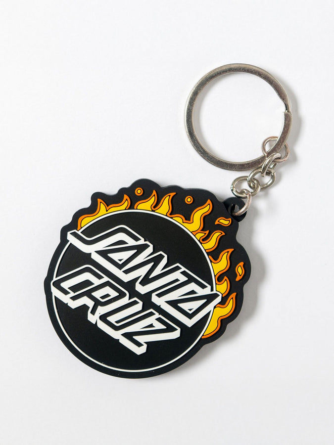 Santa Cruz Minimal Burnt Opus Keychain | BLACK/ORANGE