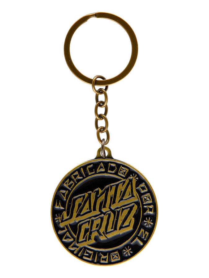 Santa Cruz Loco Dot Keychain Spring 2026 | MATTE GOLD