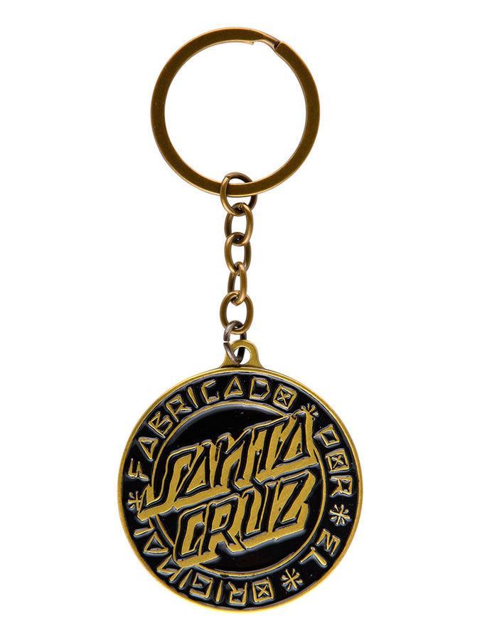 Santa Cruz Loco Dot Keychain Spring 2026 | MATTE GOLD