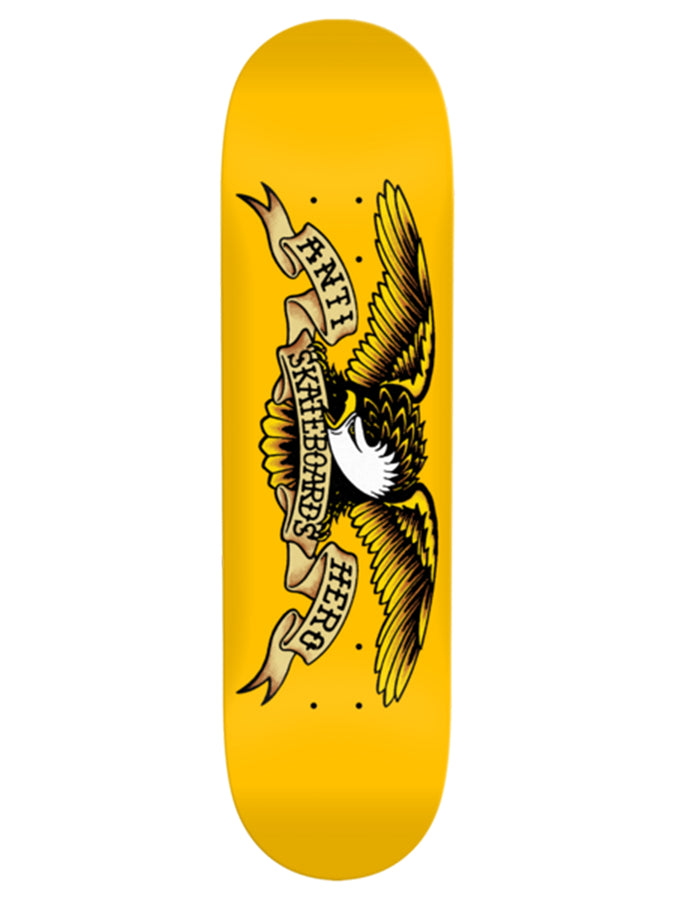 Anti-Hero Dbx Eagle Yellow 8.25'' Skateboard Deck Spring 2025 | YELLOW