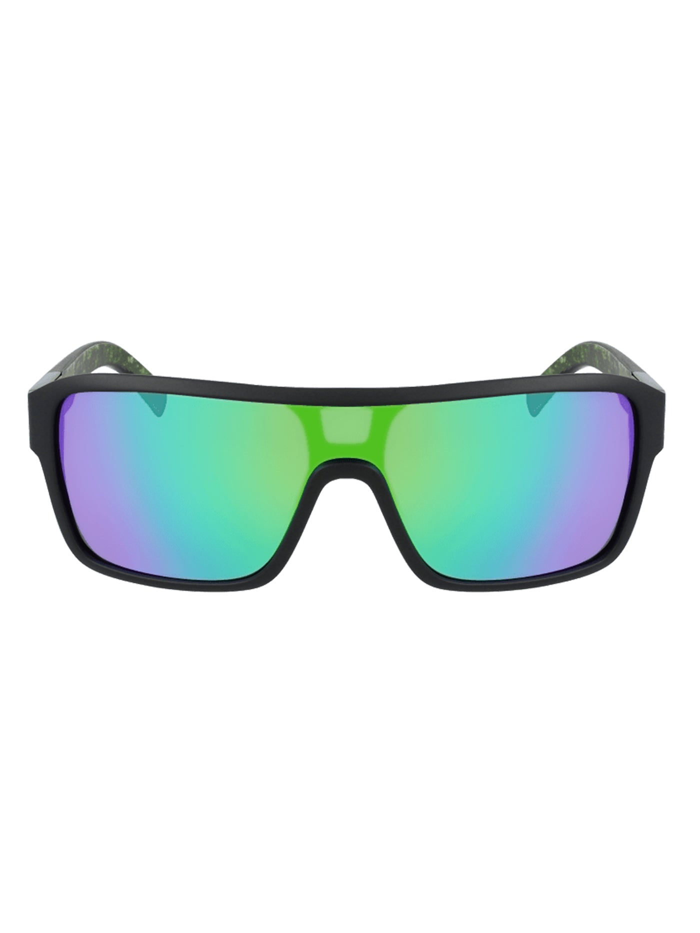 Dragon Remix Matte Black Terra Firma/LL Green Ion Sunglasses