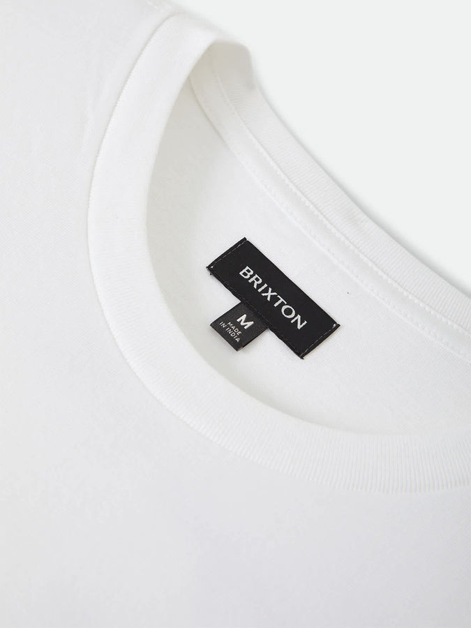 Brixton Burger She Wrote Pocket T-Shirt Fall 2026 | WHITE