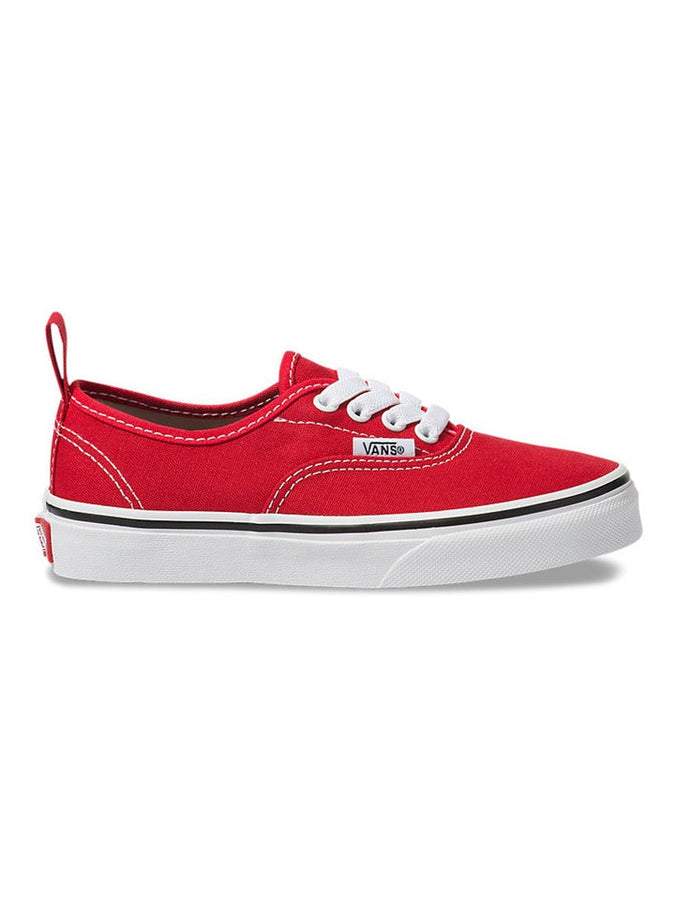 Vans Authentic Elastic Lace Shoes | RACING RED/TRUE WHT (LXP)