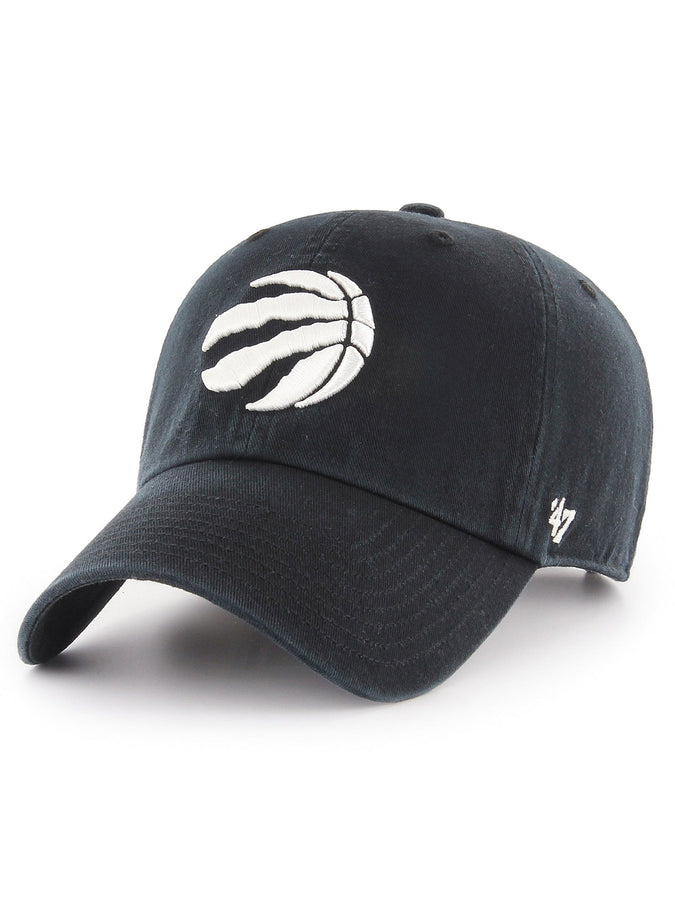47 NBA Clean Up Black/White Toronto Raptors Hat | TORONTO RAPTORS/ALTERNT (05GA)