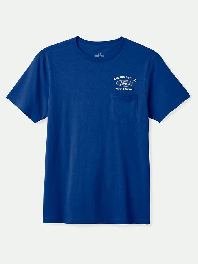 Brixton x Ford Truck Country Pocket T-Shirt Fall 2025 | FORD BLUE