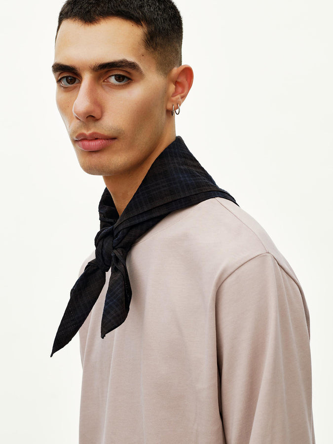 Pas Normal Studios Off-Race Seersucker Bandana Fall 2026 | DARK NAVY